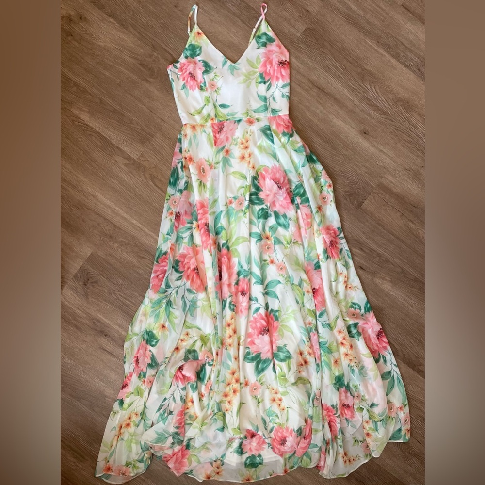 Yumi‎ Kim Peace and Love Floral Maxi Dress - Pink and Green